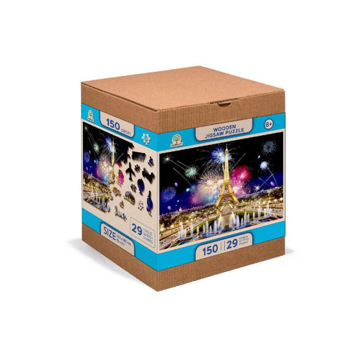Paris by Night 150 Piece Wood Jigsaw Puzzle Wooden City - for just $19.99! 