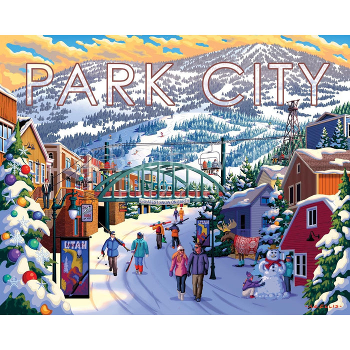 Park City Winter 210 Piece Jigsaw Puzzle Boardwalk - for just $11.99! 