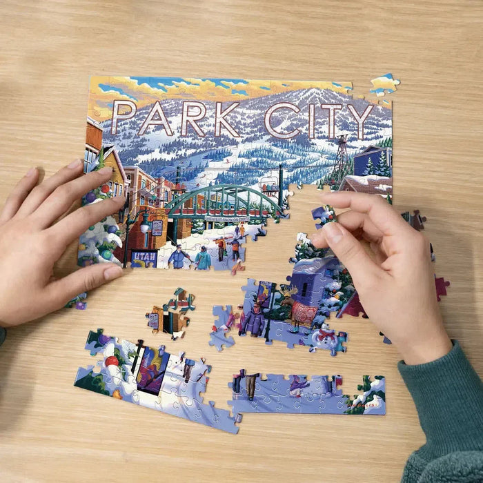 Park City Winter 210 Piece Jigsaw Puzzle Boardwalk - for just $11.99! 