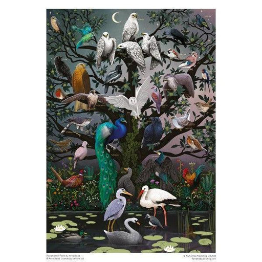 Parliament of Fowls by Anna Stead 1000 Piece Jigsaw Puzzle Flame Tree - for just $19.99! 