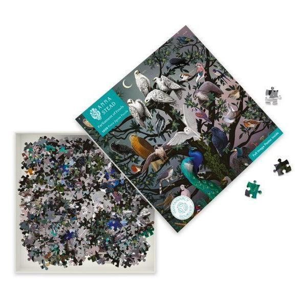 Parliament of Fowls by Anna Stead 1000 Piece Jigsaw Puzzle Flame Tree - for just $19.99! 