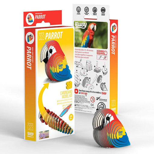 Parrot 3D Cardboard Model Kit Eugy - for just $11.99! 