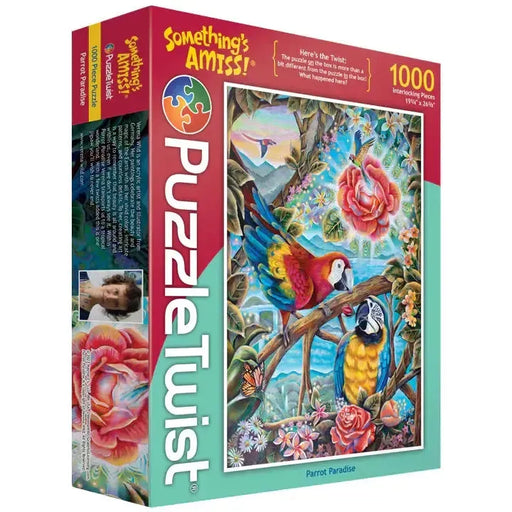 Parrot Paradise "Something's Amiss!" 1000 Piece Jigsaw Puzzle PuzzleTwist - for just $25.99! 