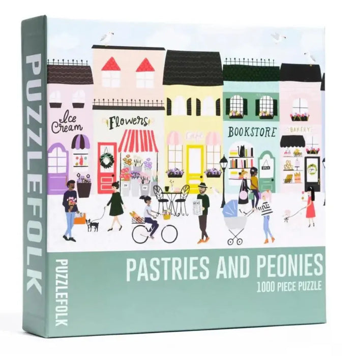 Pastries & Peonies 1000 Piece Jigsaw Puzzle PuzzleFolk - for just $25.99! 