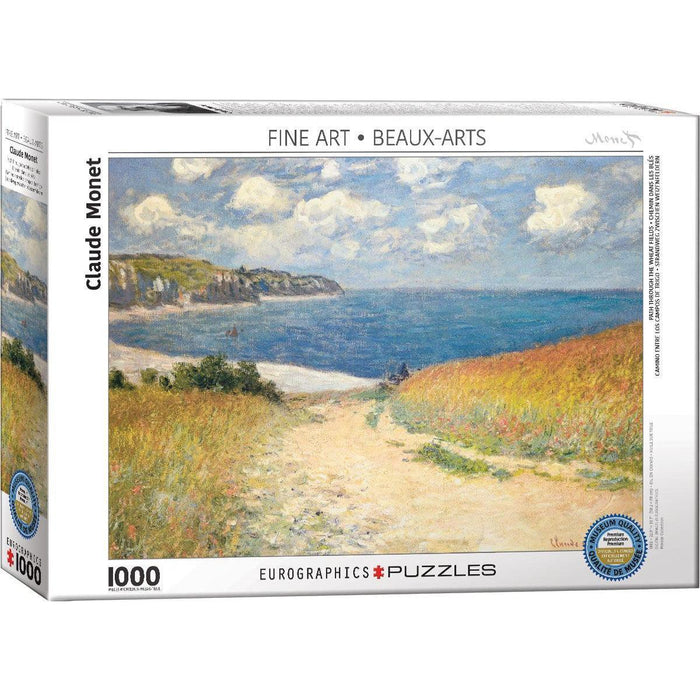 Path through the Wheat Fields by Monet 1000 Piece Jigsaw Puzzle Eurographics - for just $19.99! 