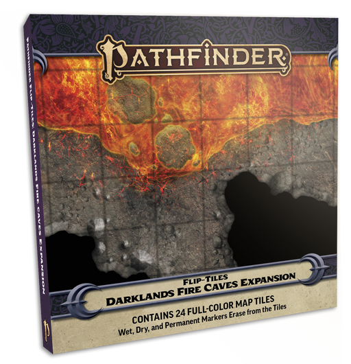 Pathfinder: Flip-Tiles - Darklands Fire Caves Expansion - Just $19.99! Shop now at Retro Gaming of Denver