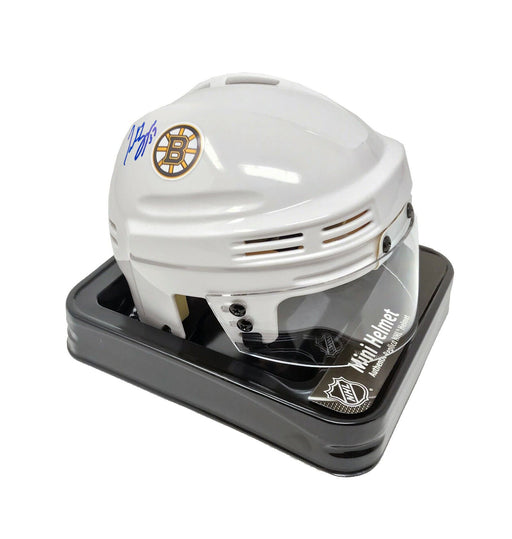 Patrice Bergeron Boston Bruins Autographed White Mini-Helmet - for just $159.99! 
