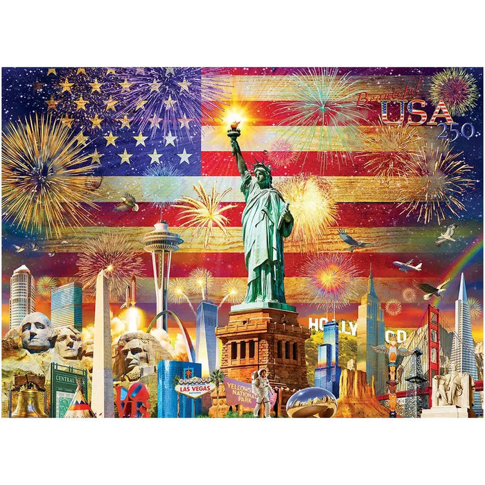 Patriotic Sights 1000 Piece Jigsaw Puzzle Eurographics - for just $21.99! 
