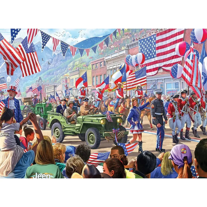 Patriots Parade Jeep 1000 Piece Jigsaw Puzzle Eurographics - for just $21.99! 