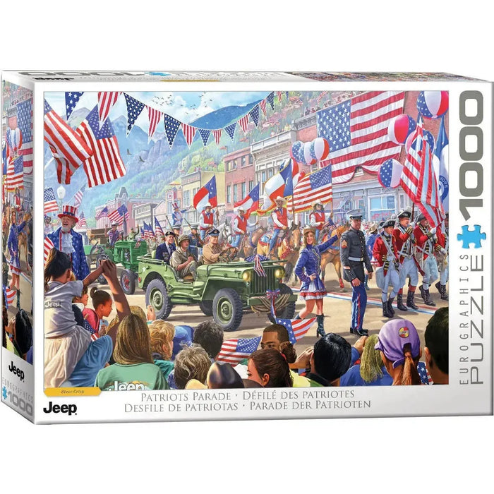 Patriots Parade Jeep 1000 Piece Jigsaw Puzzle Eurographics - for just $21.99! 