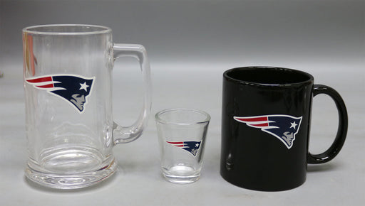 New England Patriots 3-Piece Glassware Gift Set - for just $34.99! 