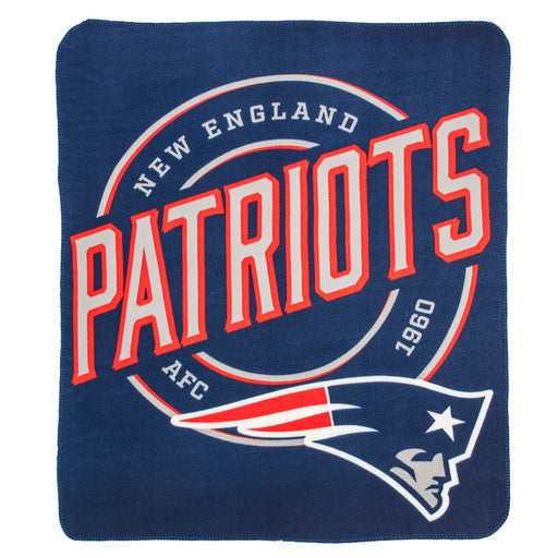 New England Patriots 50" x 60" Campaign Fleece Blanket - for just $24.99! 