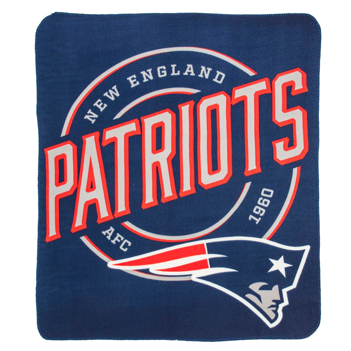 New England Patriots 50" x 60" Campaign Fleece Blanket - for just $24.99! 