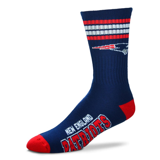 New England Patriots Men's 4 Stripe Deuce Socks - for just $17.99! 
