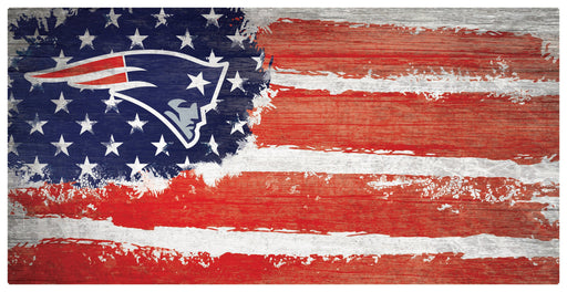 New England Patriots Team Flag Wooden Sign - for just $12.99! 
