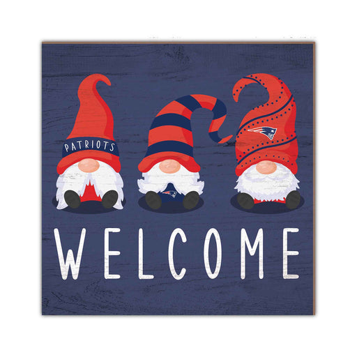 New England Patriots Gnome 10" Welcome Wood Sign - for just $19.99! 