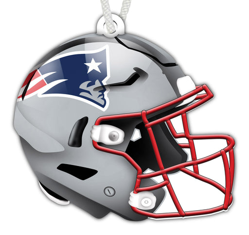 New England Patriots Wooden Helmet Ornament - for just $9.99! 