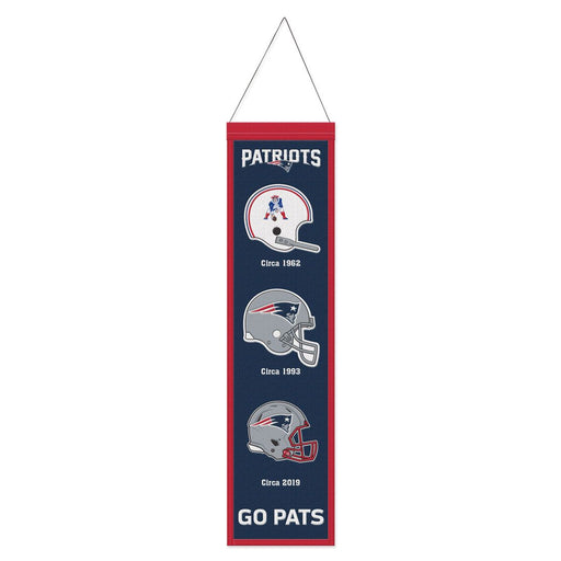 New England Patriots 8" x 32" Wool Banner - for just $44.99! 