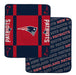New England Patriots Pegasus 60” x 70” Reverse Block Wordmark Double-Sided Blanket - for just $49.99! 