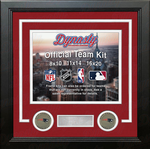 New England Patriots Throwback Custom NFL Football 8x10 Picture Frame Kit (Multiple Colors) - for just $36.99! 