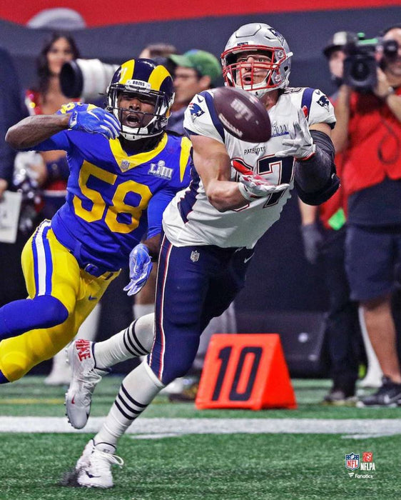 Rob Gronkowski Super Bowl LIII Catch New England Patriots 8" x 10" Football Photo - for just $9.99! 