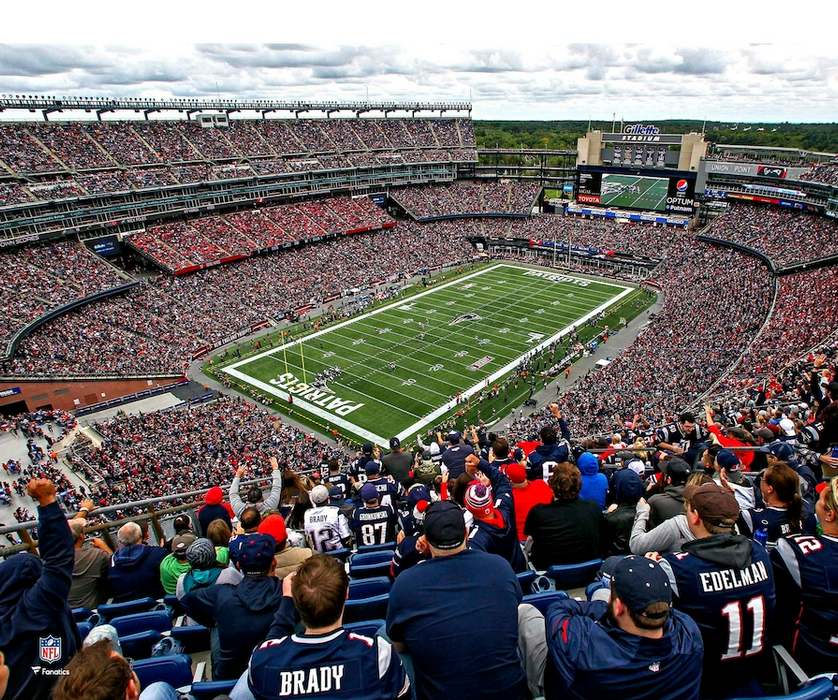 New England Patriots Gillette Stadium In the Crowd 8" x 10" Football Photo - for just $9.99! 