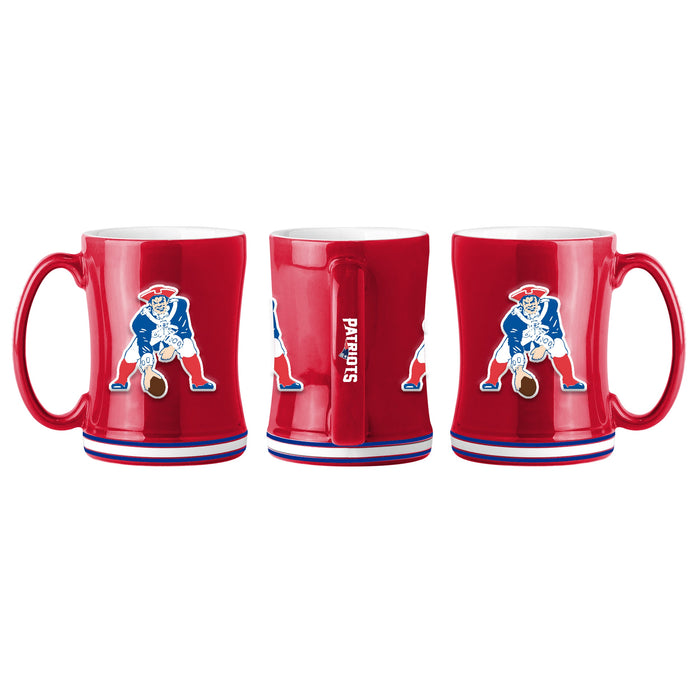 New England Patriots Throwback Logo Relief 14 oz. Mug - for just $19.99! 