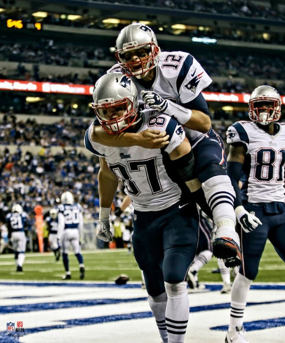 Tom Brady & Rob Gronkowski New England Patriots 8" x 10" Football Photo - for just $9.99! 