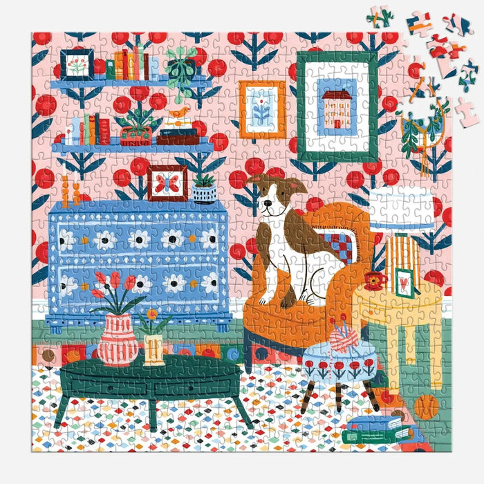 Pattern & Petal 500 Piece Jigsaw Puzzle Galison - for just $17.99! 