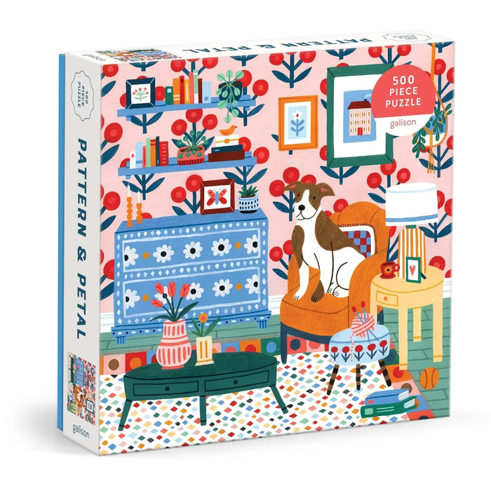 Pattern & Petal 500 Piece Jigsaw Puzzle Galison - for just $17.99! 