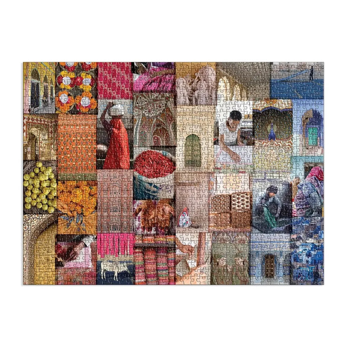 Patterns of India 1000 Piece Jigsaw Puzzle Galison - for just $19.99! 