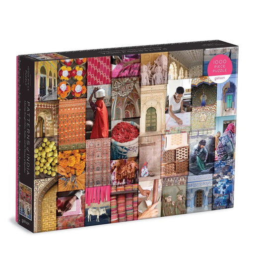 Patterns of India 1000 Piece Jigsaw Puzzle Galison - for just $19.99! 