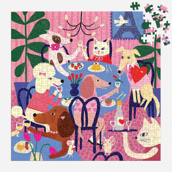 Paws for Love 500 Piece Jigsaw Puzzle Galison - for just $17.99! 