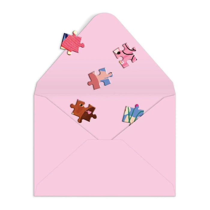 Paws for Love Greeting Card 60 Piece Jigsaw Puzzle Galison - for just $7.99! 