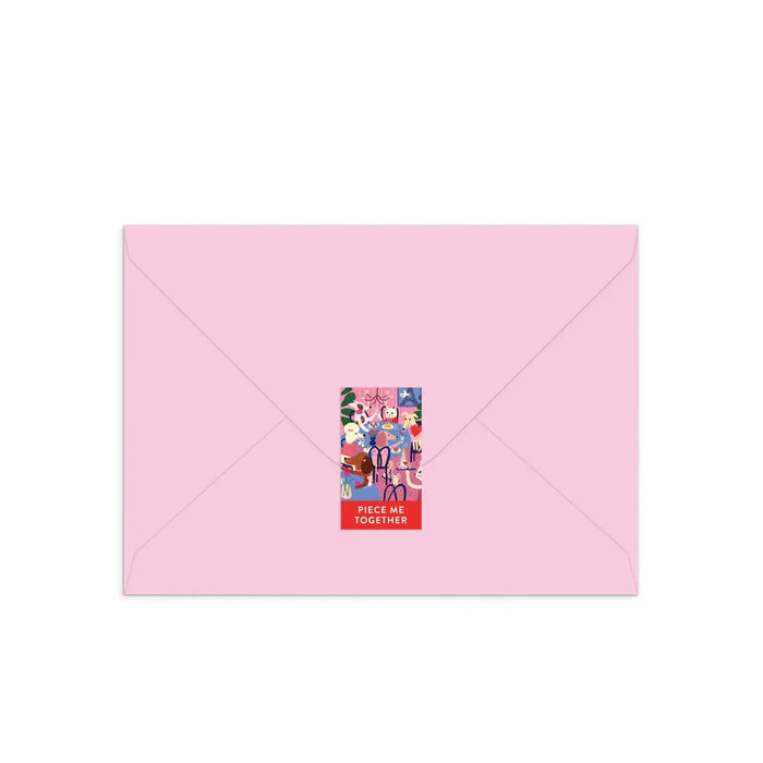 Paws for Love Greeting Card 60 Piece Jigsaw Puzzle Galison - for just $7.99! 