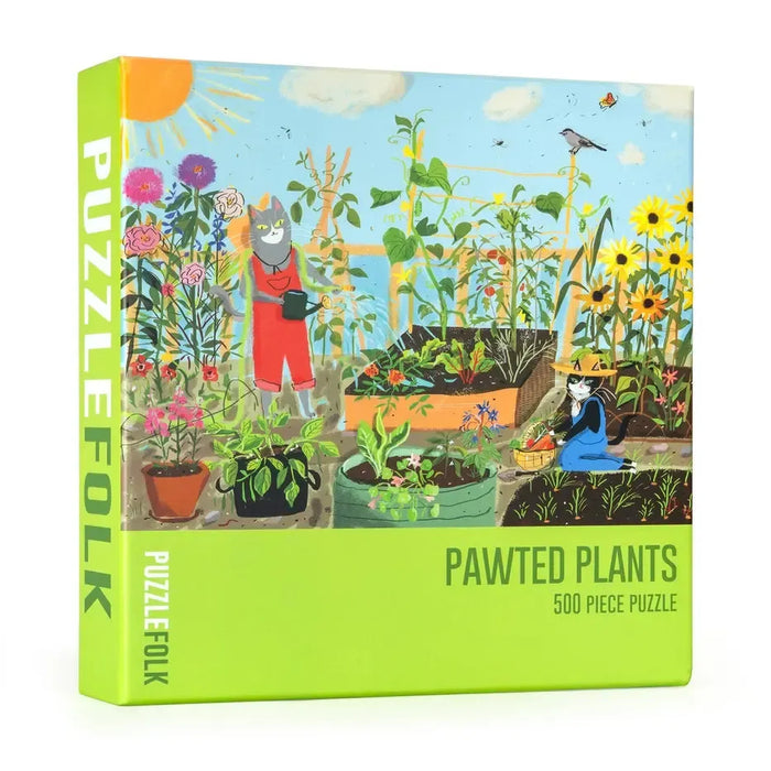 Pawted Plants 500 Piece Jigsaw Puzzle PuzzleFolk - for just $25.99! 