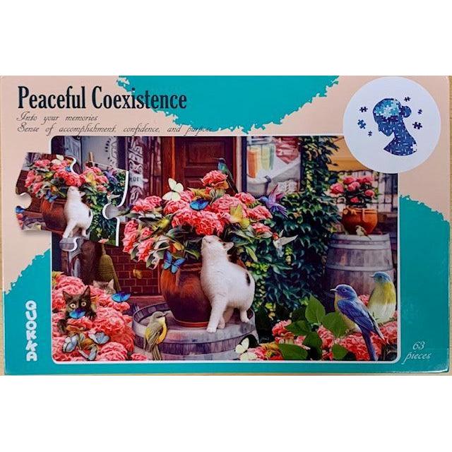 Peaceful Coexistence 63 Piece Tray Jigsaw Puzzle Quokka - for just $9.99! 