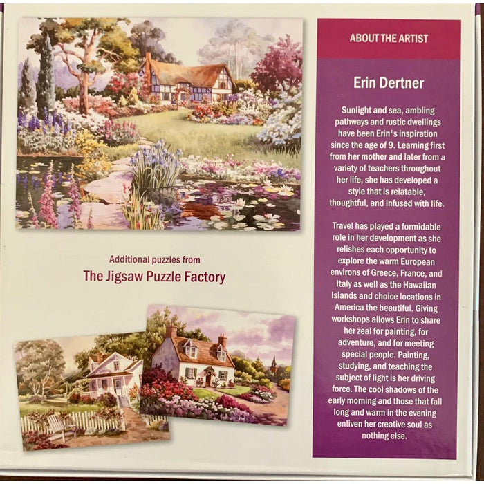 Peaceful Retreat Country Cottages 1000 Piece Jigsaw Puzzle Leap Year - for just $14.99! 