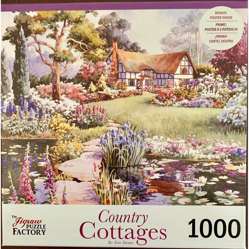 Peaceful Retreat Country Cottages 1000 Piece Jigsaw Puzzle Leap Year - for just $10.99! 
