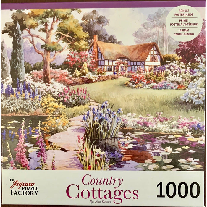Peaceful Retreat Country Cottages 1000 Piece Jigsaw Puzzle Leap Year - for just $10.99! 