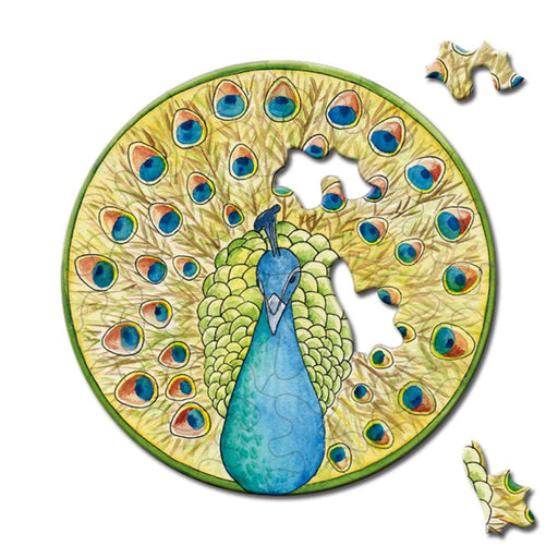 Peacock 33 Piece Mini Matchbox Jigsaw Puzzle Curiosi - for just $5.99! 