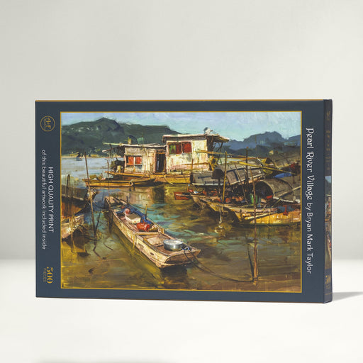 Pearl River Village 500 Piece Premium Jigsaw Puzzle Art & Fable - for just $27.99! 