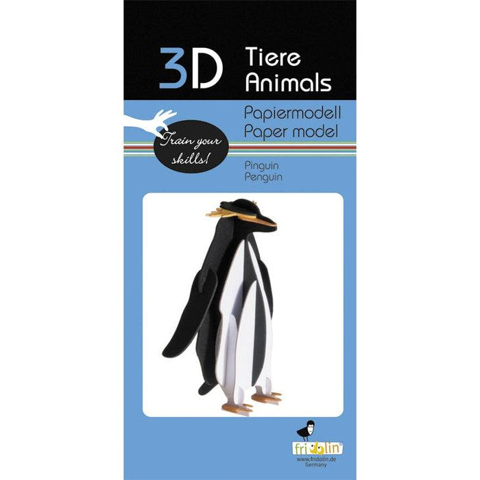 Penguin 3D Cardboard Model Kit Fridolin - for just $5.99! 