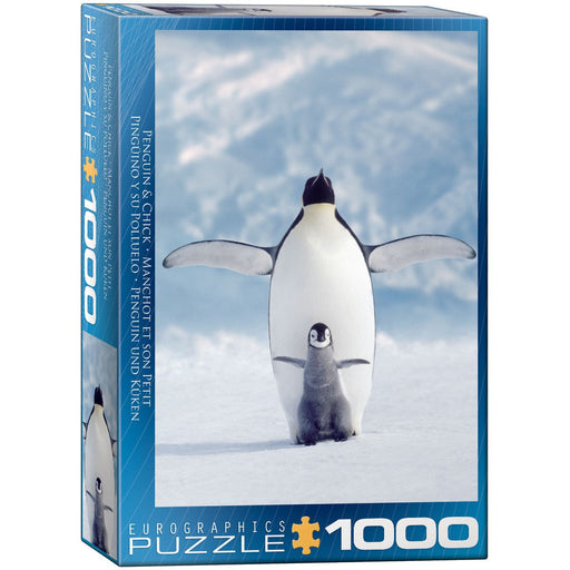 Penguin & Chick 1000 Piece Jigsaw Puzzle Eurographics - for just $19.99! 