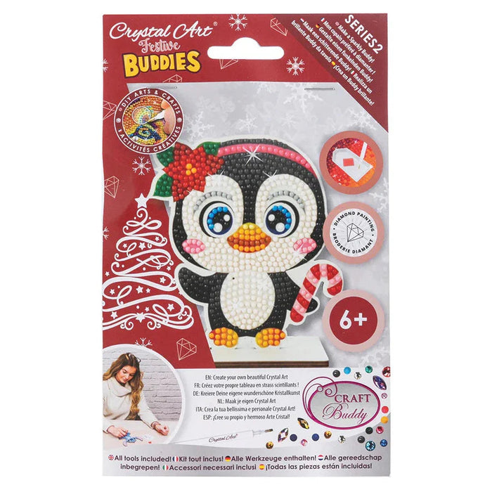 Penguin Crystal Art Festive Buddies Kit Craft Buddy - for just $9.99! 