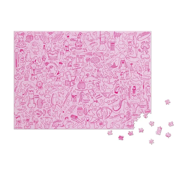 Penis 1000 Piece Jigsaw Puzzle Bubblegum Stuff - for just $24.99! 