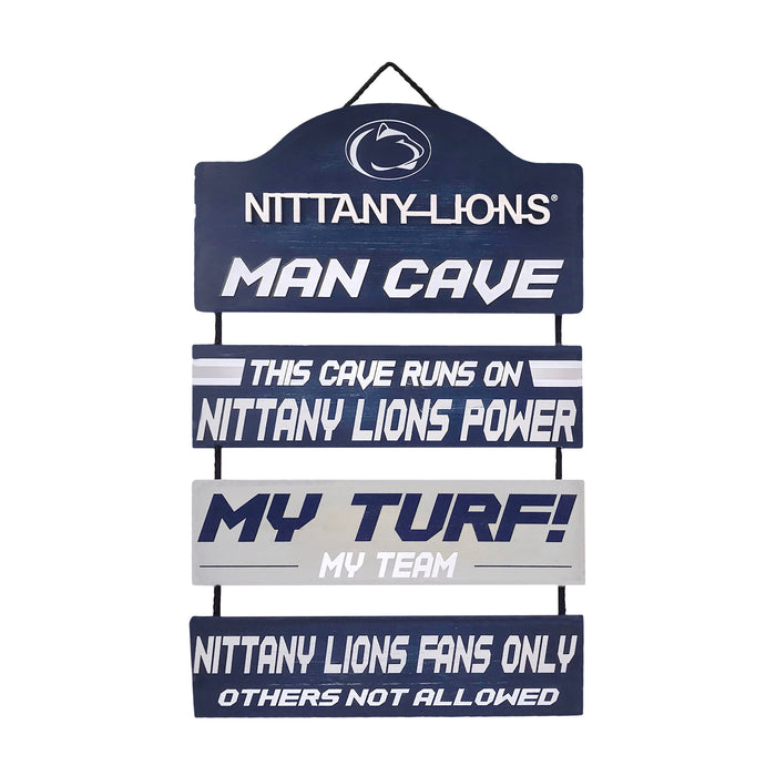Penn State Nittany Lions Wooden Man Cave Dangle Sign - for just $29.99! 