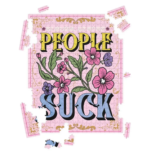 People Suck 500 Piece Jigsaw Puzzle Fun Club - for just $24.99! 