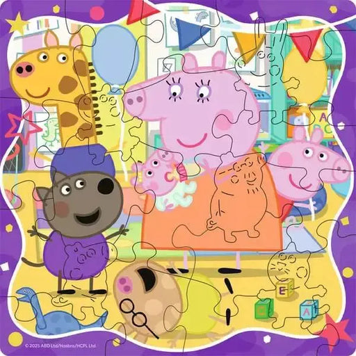 Peppa Pig Friendship Party 22 Piece Wooden Jigsaw Puzzle Ravensburger - for just $19.99! 