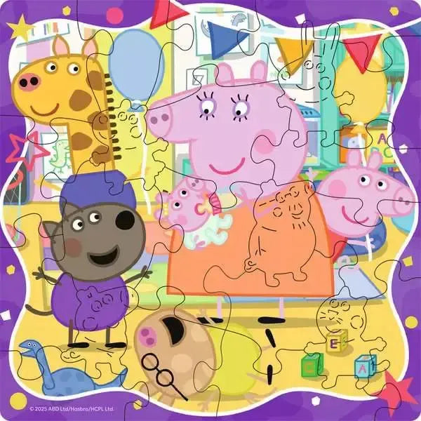 Peppa Pig Friendship Party 22 Piece Wooden Jigsaw Puzzle Ravensburger - for just $19.99! 